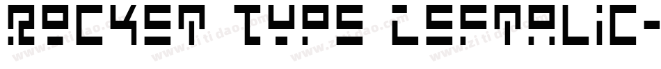 Rocket Type Leftalic字体转换